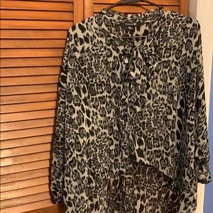 Dressy Leopard Blouse